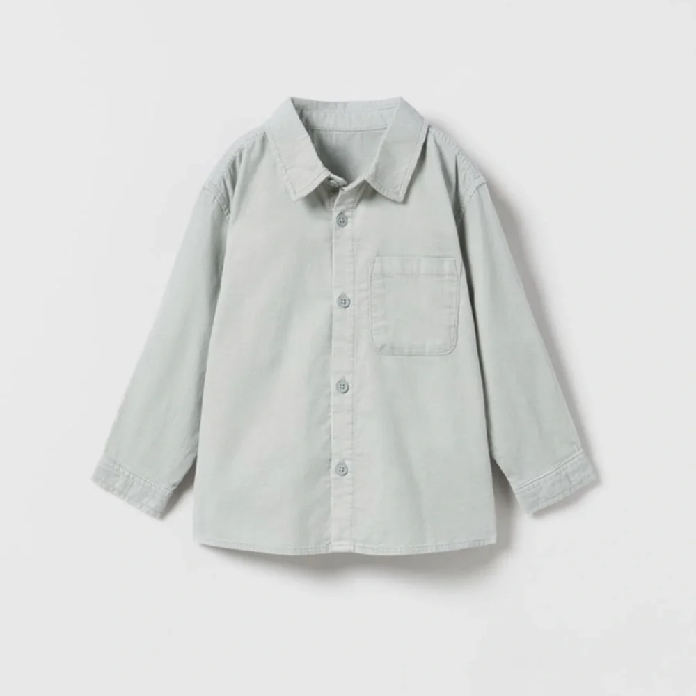 Zara Fine-Waled Pocket Shirt